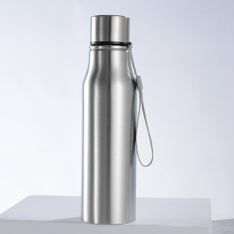 Stainless steel water bottle - Durable, leak-proof ordinary water cup - Not an insulated cup - Ideal choice for fitness enthusiasts - Suitable for gyms and outdoor activities - Perfect gift for athletes and fitness lovers, Wa
