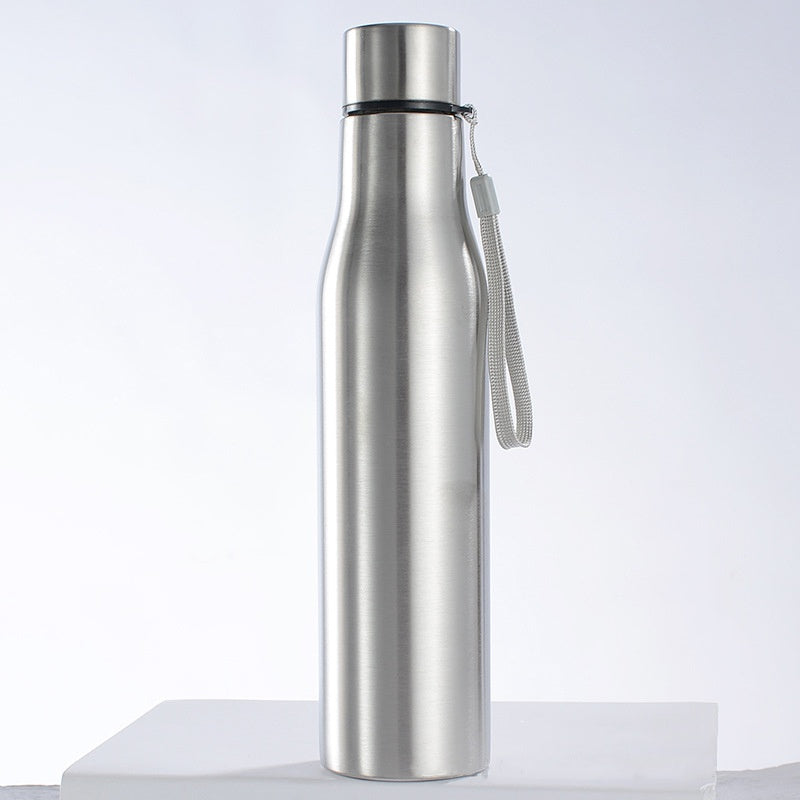Stainless steel water bottle - Durable, leak-proof ordinary water cup - Not an insulated cup - Ideal choice for fitness enthusiasts - Suitable for gyms and outdoor activities - Perfect gift for athletes and fitness lovers, Wa