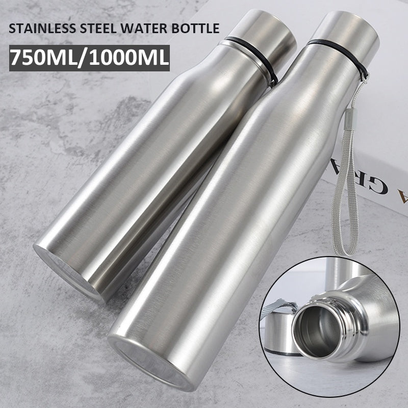 Stainless steel water bottle - Durable, leak-proof ordinary water cup - Not an insulated cup - Ideal choice for fitness enthusiasts - Suitable for gyms and outdoor activities - Perfect gift for athletes and fitness lovers, Wa