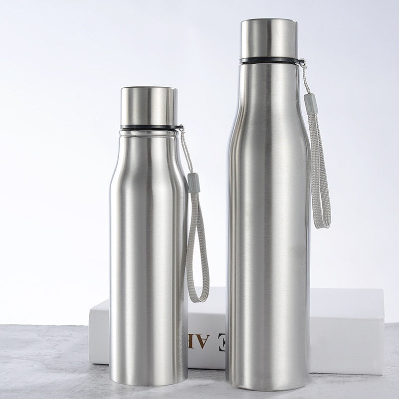 Stainless steel water bottle - Durable, leak-proof ordinary water cup - Not an insulated cup - Ideal choice for fitness enthusiasts - Suitable for gyms and outdoor activities - Perfect gift for athletes and fitness lovers, Wa