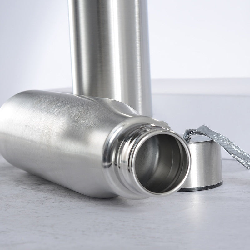 Stainless steel water bottle - Durable, leak-proof ordinary water cup - Not an insulated cup - Ideal choice for fitness enthusiasts - Suitable for gyms and outdoor activities - Perfect gift for athletes and fitness lovers, Wa