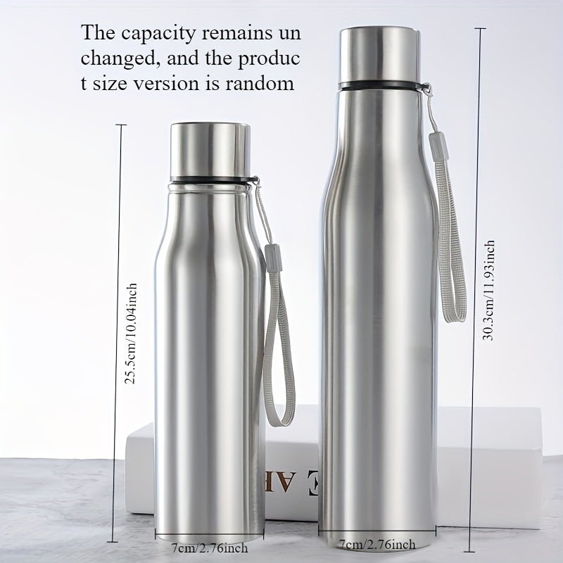 Stainless steel water bottle - Durable, leak-proof ordinary water cup - Not an insulated cup - Ideal choice for fitness enthusiasts - Suitable for gyms and outdoor activities - Perfect gift for athletes and fitness lovers, Wa